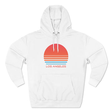 Premium Los Angeles, California Hoodie - Retro 80s Unisex Sweatshirt