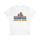 Santa Ana, California T-Shirt - Retro Palm Tree Unisex Santa Ana Shirt-10