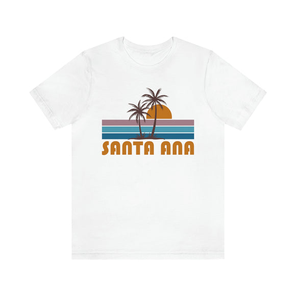 Santa Ana, California T-Shirt - Retro Palm Tree Unisex Santa Ana Shirt
