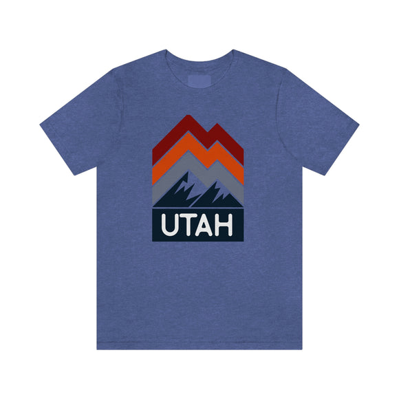 Utah T-Shirt - Retro Mountain Unisex Utah Shirt