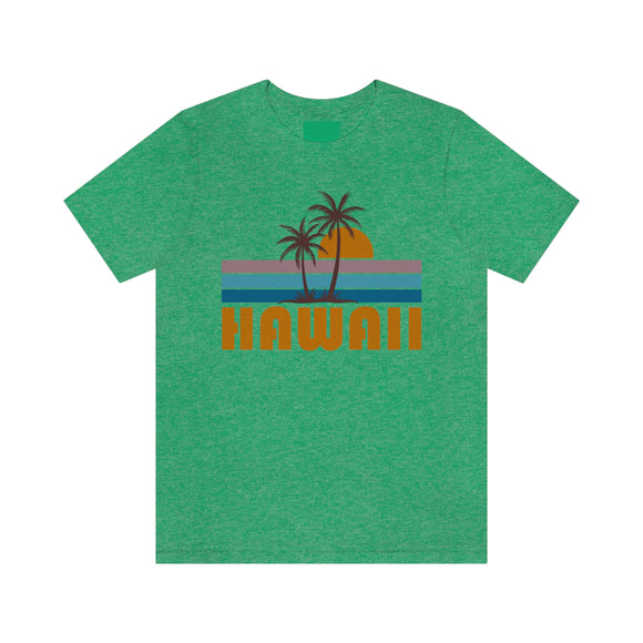 Hawaii T-Shirt - Retro Palm Tree Unisex Hawaii Shirt