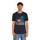 Florida T-Shirt - Retro Palm Tree & Beach Unisex Florida Shirt-60