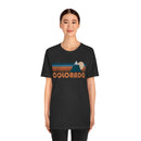 Colorado T-Shirt - Retro Mountain Unisex Colorado Shirt-16