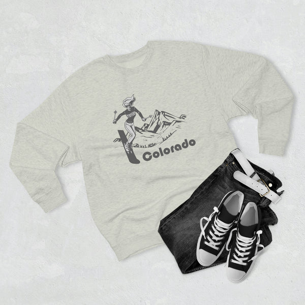 Premium Colorado Crewneck Sweatshirt - Retro Unisex Sweatshirt