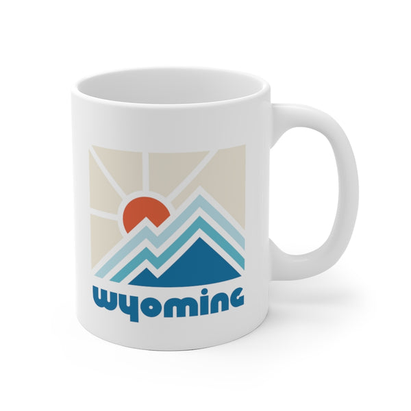 Wyoming Mug, Ceramic Wyoming Mug, Wyoming Coffee Mug