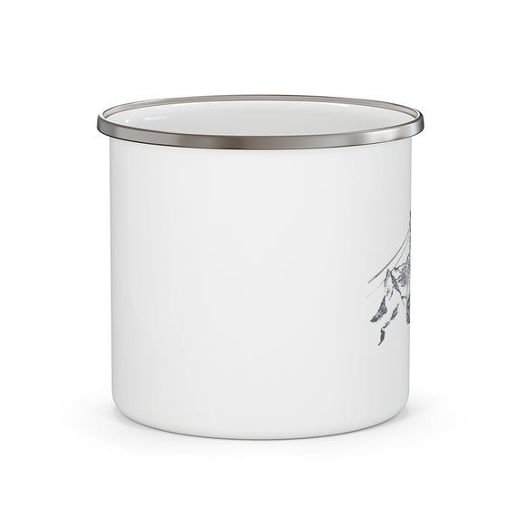 Utah Camp Mug - Retro Enamel Camping Utah Mug