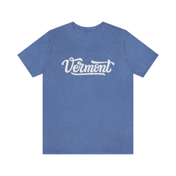 Vermont T-Shirt - Hand Lettered Unisex Vermont Shirt