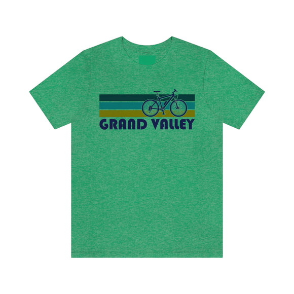 Grand Valley T-Shirt - Retro Mountain Bike Adult Unisex Grand Valley, Colorado T Shirt