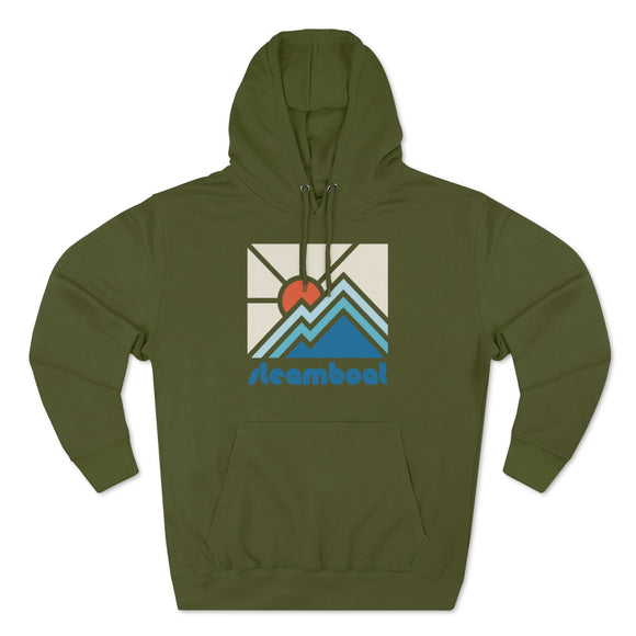 Premium Steamboat, Colorado Hoodie - Min Mountain Unisex Sweatshirt
