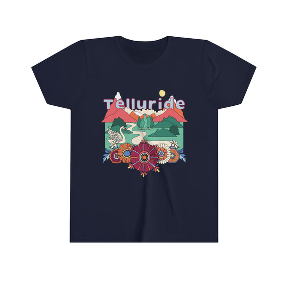 Telluride Youth T-Shirt - Boho Colorado Kid's TShirt