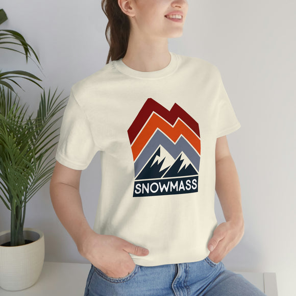 Snowmass, Colorado T-Shirt - Retro Mountain Unisex Snowmass Shirt