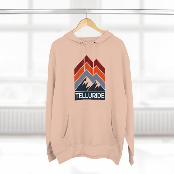 Premium Telluride, Colorado Hoodie - Retro Unisex Sweatshirt