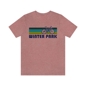 Winter Park T-Shirt - Retro Mountain Bike Adult Unisex Winter Park, Colorado T Shirt