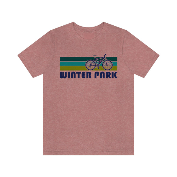 Winter Park T-Shirt - Retro Mountain Bike Adult Unisex Winter Park, Colorado T Shirt