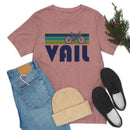 Vail T-Shirt - Retro Mountain Bike Adult Unisex Vail, Colorado T Shirt-25