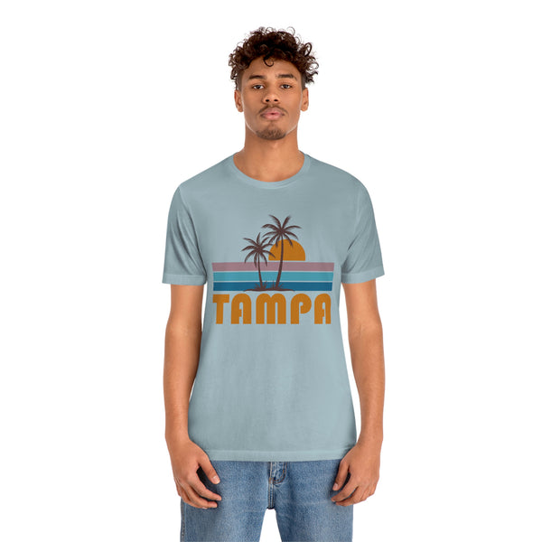 Tampa, Florida T-Shirt - Retro Palm Tree Unisex Tampa Shirt