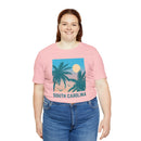 South Carolina T-Shirt - Retro Palm Tree & Beach Unisex South Carolina Shirt-115