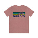 Park City T-Shirt - Retro Mountain Bike Adult Unisex Park City, Utah T Shirt-1