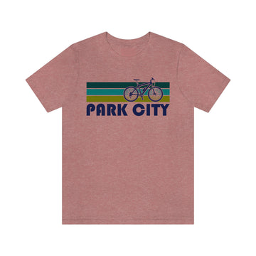 Park City T-Shirt - Retro Mountain Bike Adult Unisex Park City, Utah T Shirt