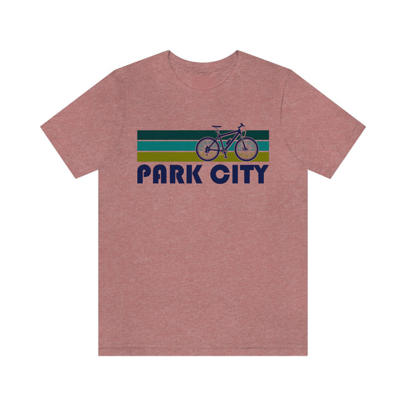 Park City T-Shirt - Retro Mountain Bike Adult Unisex Park City, Utah T Shirt