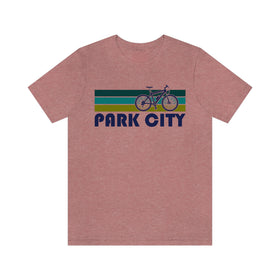 Park City T-Shirt - Retro Mountain Bike Adult Unisex Park City, Utah T Shirt