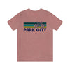 Park City T-Shirt - Retro Mountain Bike Adult Unisex Park City, Utah T Shirt