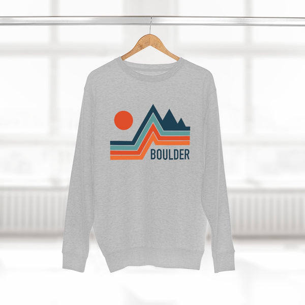 Premium Boulder, Colorado Hoodie - Retro Unisex Sweatshirt