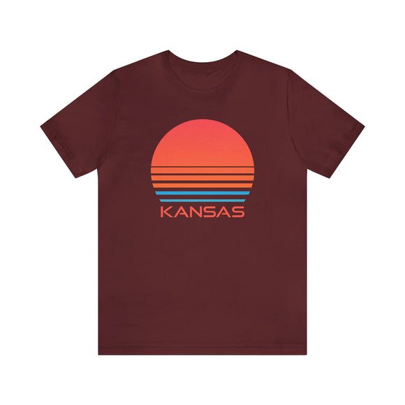 Kansas T-Shirt - Retro 80s Unisex Kansas Shirt
