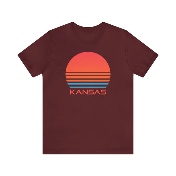 Kansas T-Shirt - Retro 80s Unisex Kansas Shirt