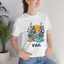 Vail, Colorado T-Shirt - Mountain Illustration Unisex Vail Shirt-14