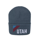 Utah Beanie - Adult Embroidered Retro Utah Knit Hat-14