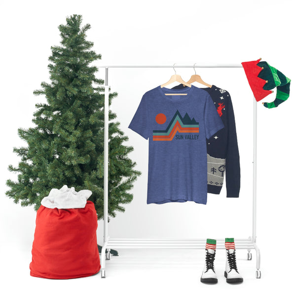 Sun Valley, Idaho T-Shirt - Retro Mountain Unisex Sun Valley Shirt