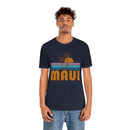 Maui, Hawaii T-Shirt - Retro Palm Tree Unisex Maui Shirt-48