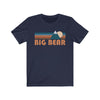 Big Bear, California T-Shirt - Retro Mountain Adult Unisex Big Bear T Shirt