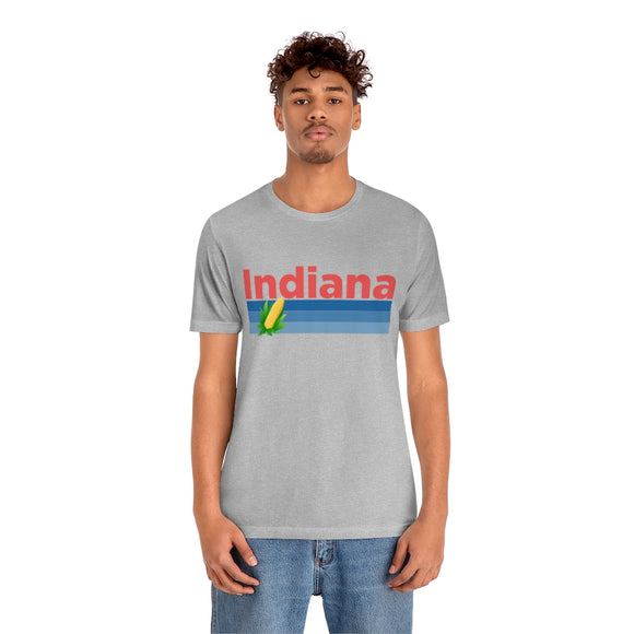 Indiana T-Shirt - Retro Corn Unisex Indiana Shirt
