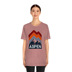 Aspen, Colorado T-Shirt - Retro Mountain Unisex Aspen Shirt