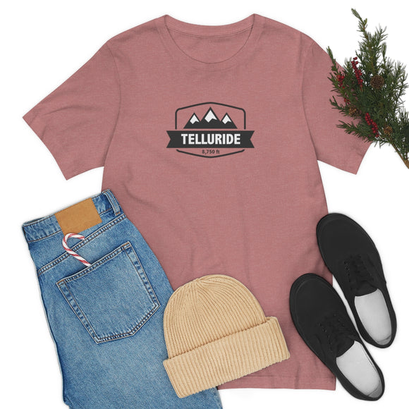 Telluride, Colorado T-Shirt - Altitude Badge Unisex Telluride Shirt