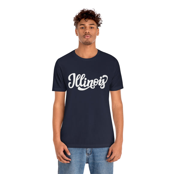 Illinois T-Shirt - Hand Lettered Unisex Illinois Shirt