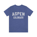 Aspen, Colorado Shirt - Paint Text Unisex Aspen T-Shirt-16