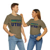 Utah T-Shirt - Retro Mountain Bike Adult Unisex Utah T Shirt