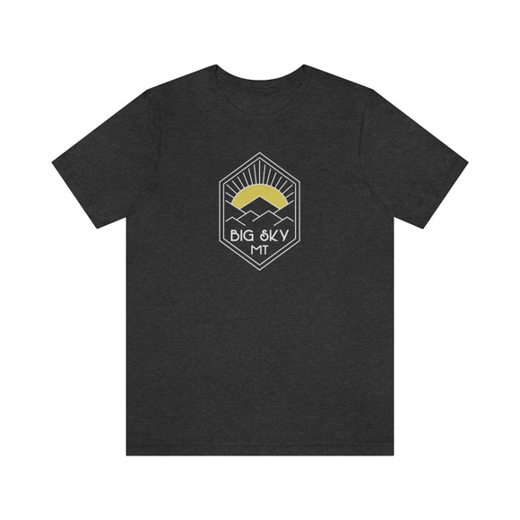 Big Sky, Montana T-Shirt - Sun Unisex Big Sky Shirt