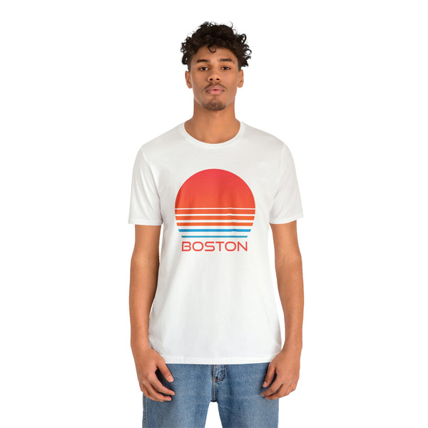 Boston, Massachusetts T-Shirt - Retro 80s Unisex Boston Shirt