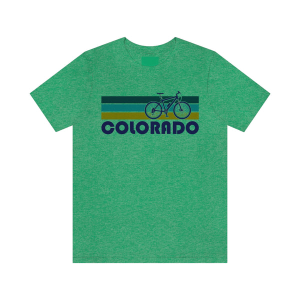 Colorado T-Shirt - Retro Mountain Bike Adult Unisex Colorado T Shirt