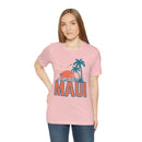 Maui, Hawaii T-Shirt - Retro Palm Tree & Beach Unisex Maui Shirt-101