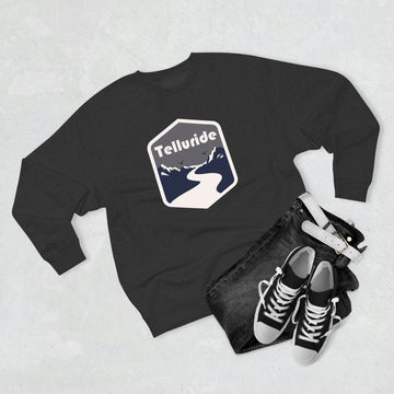 Premium Telluride, Colorado Crewneck Sweatshirt - Retro Unisex Sweatshirt - 0