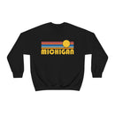 Michigan Sweatshirt - Retro Sunrise Unisex-9