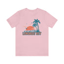 Longboat Key, Florida T-Shirt - Retro Palm Tree & Beach Unisex Longboat Key Shirt-65