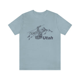 Buy light-blue Utah T-Shirt - Retro Unisex Utah T Shirt
