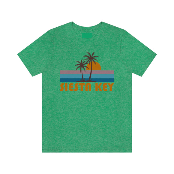 Siesta Key, Florida T-Shirt - Retro Palm Tree Unisex Siesta Key Shirt
