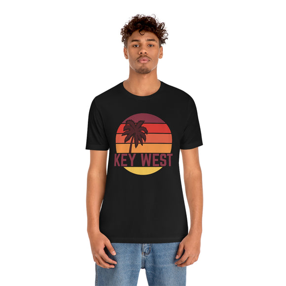 Key West, Florida T-Shirt - Retro Palm Tree Unisex Key West Shirt